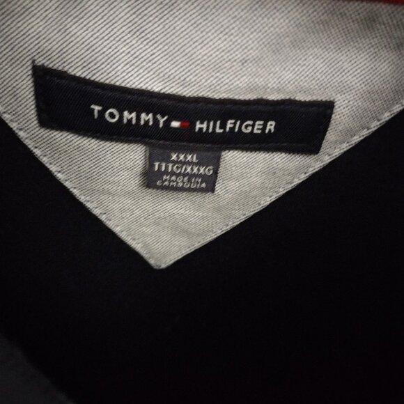 Tommy Hilfiger Polo Shirt 3XL Blue Short Sleeve Classic Fit - Picture 5 of 7